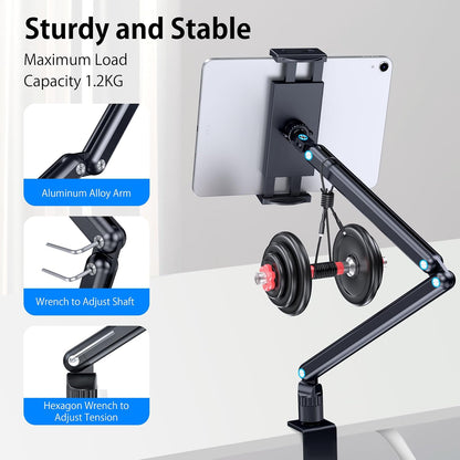 CreaDream Tablet Stand, Heavy Aluminum iPad Stand for Desk