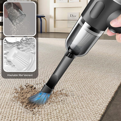 Wireless Handheld Car Vacuum Cleaner High Power Rechargeable Household Mini Vacuum, Vacuum for Desk, Home and Office Dust Cleaning, Protable Vacuum Cleaner for Car