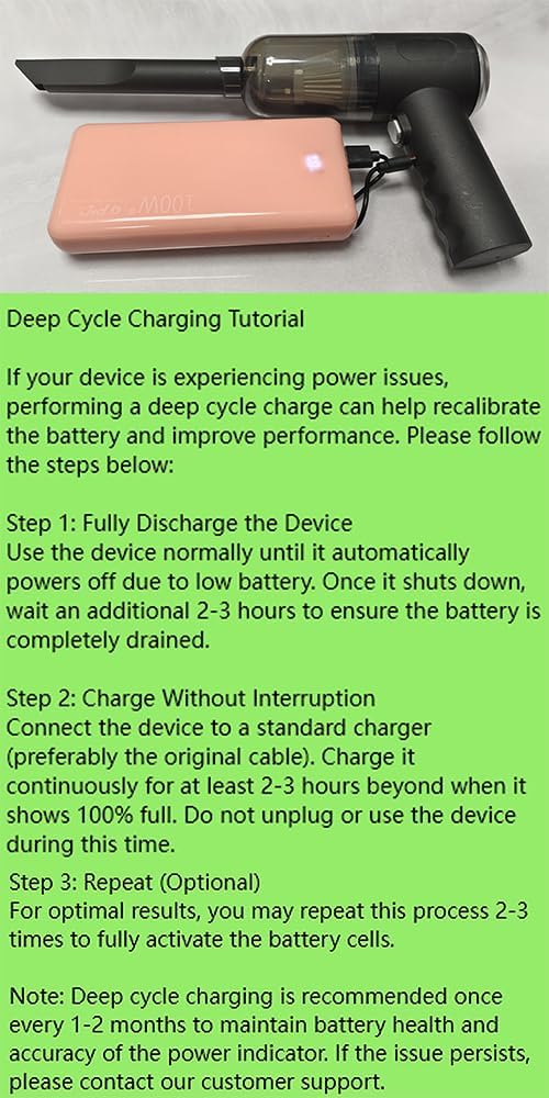 Wireless Handheld Car Vacuum Cleaner High Power Rechargeable Household Mini Vacuum, Vacuum for Desk, Home and Office Dust Cleaning, Protable Vacuum Cleaner for Car