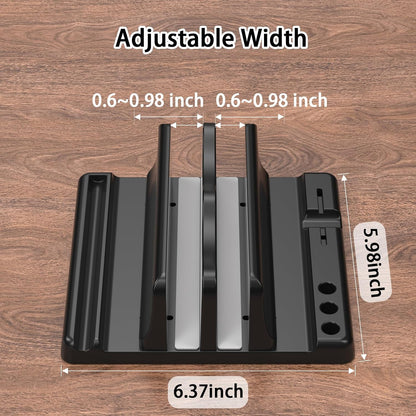 Vertical Laptop Stand, Adjustable 4 in 1 ABS