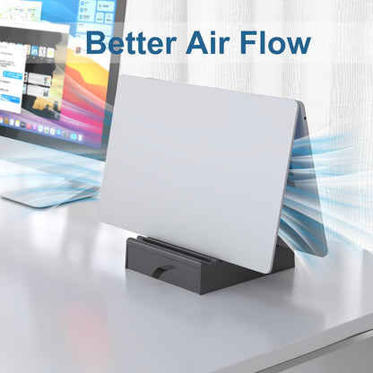 Vertical Laptop Stand, Adjustable 4 in 1 ABS