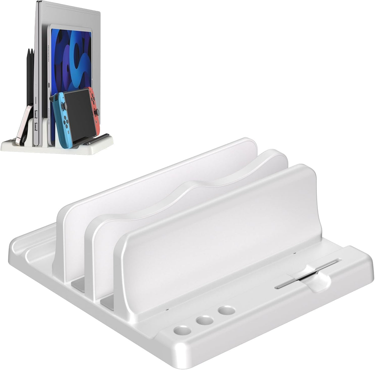 Vertical Laptop Stand, Adjustable 4 in 1 ABS
