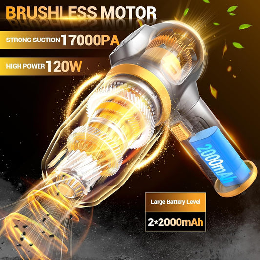Portable Car Vacuum Cordless Mini Handheld Vacuums Cleaner
