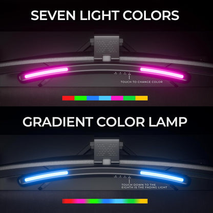 Monitor Light Bar Curved, RGB Backlight, Computer Screen Lamp