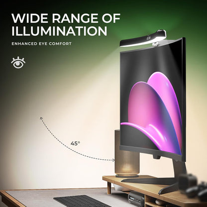 Monitor Light Bar Curved, RGB Backlight, Computer Screen Lamp