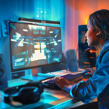 Monitor Light Bar Curved, RGB Backlight, Computer Screen Lamp