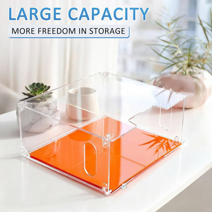 1 Pack Acrylic File Organizer, Letter, 12.2"L x 5.51"W x 9.84"H