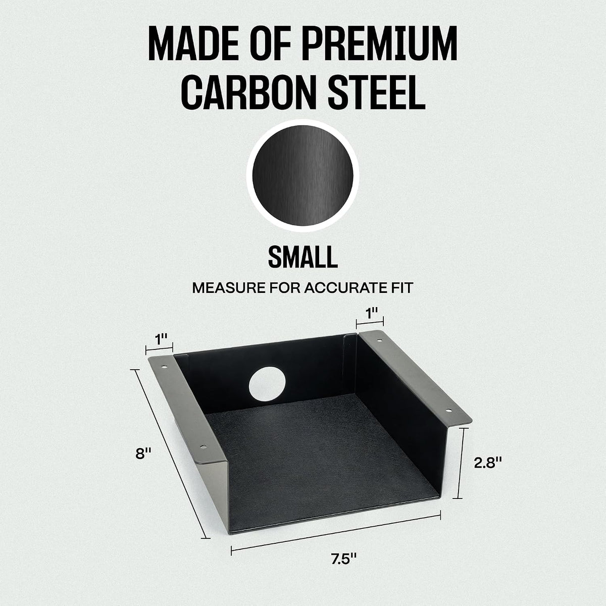 Under Desk Drawer Slide Out Attachment - Carbon Steel Undermount Table Drawer with Cable Management, Pull Out Add-On Storage for Office & Standing Desks (13" x 8" x 2.8")