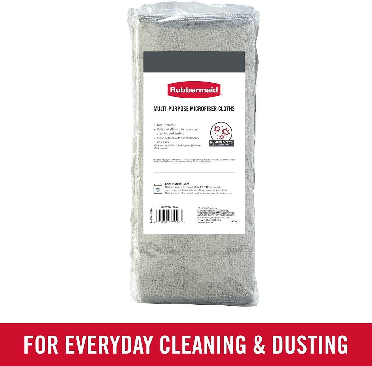 Microfiber Cloth Towels 14"x14" Non-Scratch Reusable/Washable for Cleaning/Wiping/Polishing for Home/Kitchen/Car