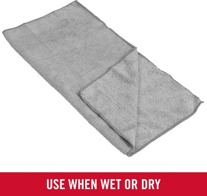 Microfiber Cloth Towels 14"x14" Non-Scratch Reusable/Washable for Cleaning/Wiping/Polishing for Home/Kitchen/Car