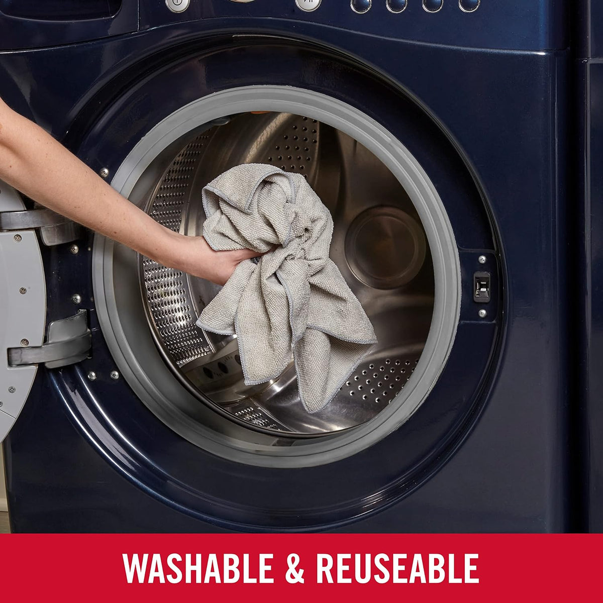 Microfiber Cloth Towels 14"x14" Non-Scratch Reusable/Washable for Cleaning/Wiping/Polishing for Home/Kitchen/Car