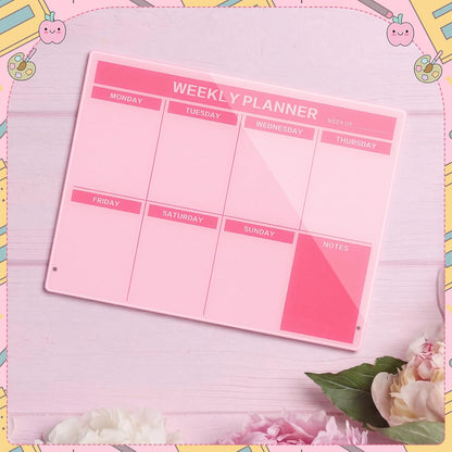 Desktop Weekly Planner Board, Sage Green