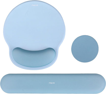Wrist Rest Support for Mouse Pad&Keyboard Set, Antique Green