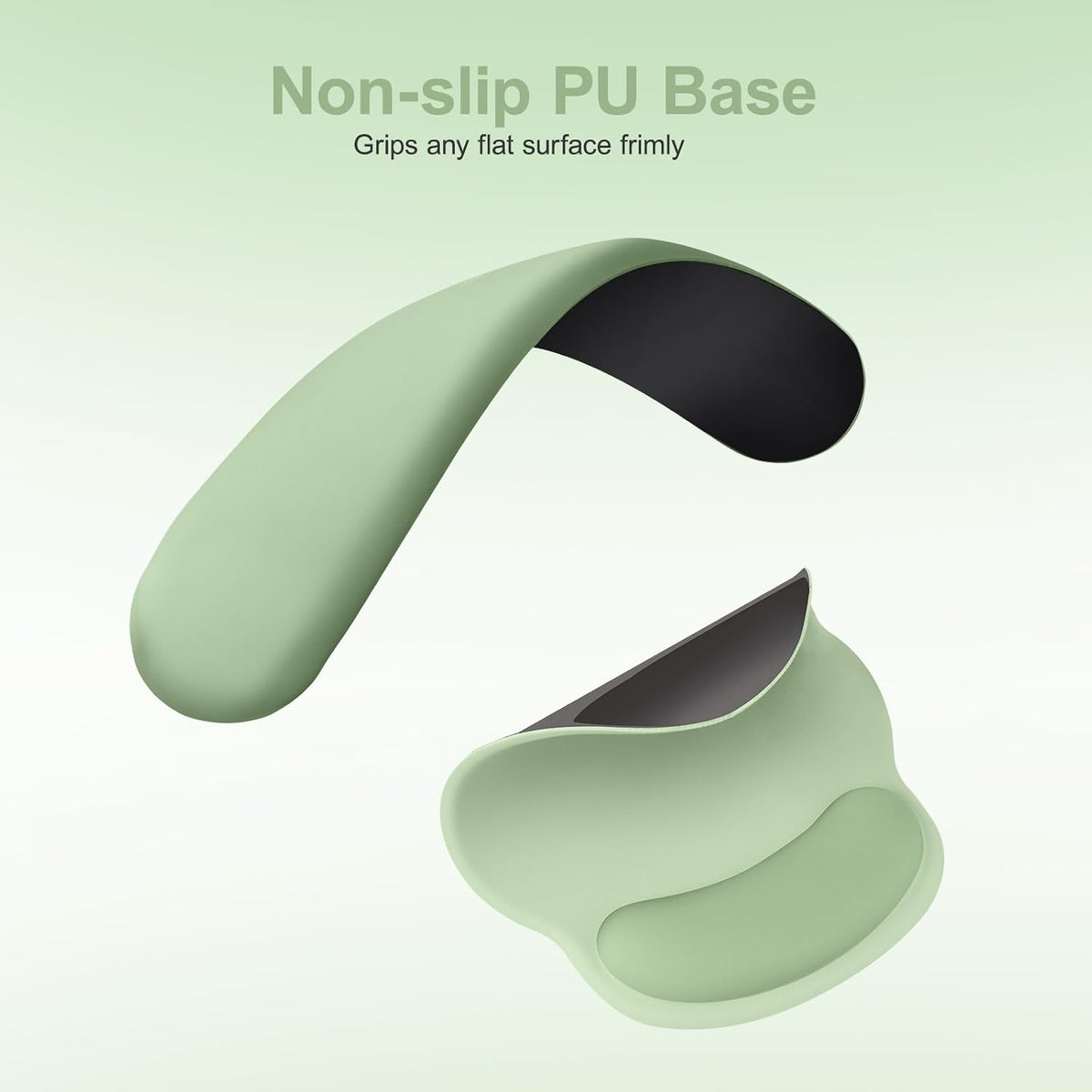 Wrist Rest Support for Mouse Pad&Keyboard Set, Antique Green