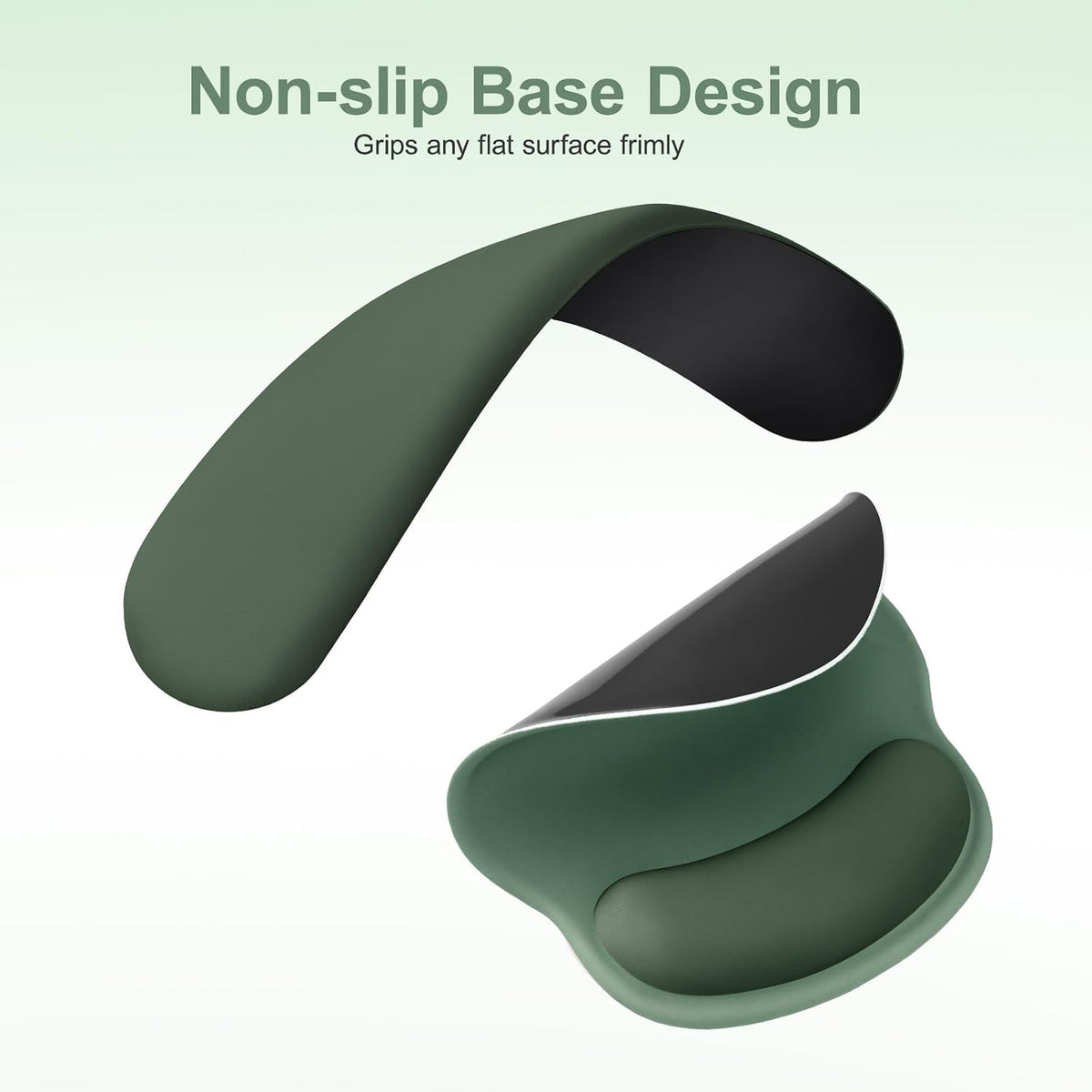 Wrist Rest Support for Mouse Pad&Keyboard Set, Antique Green