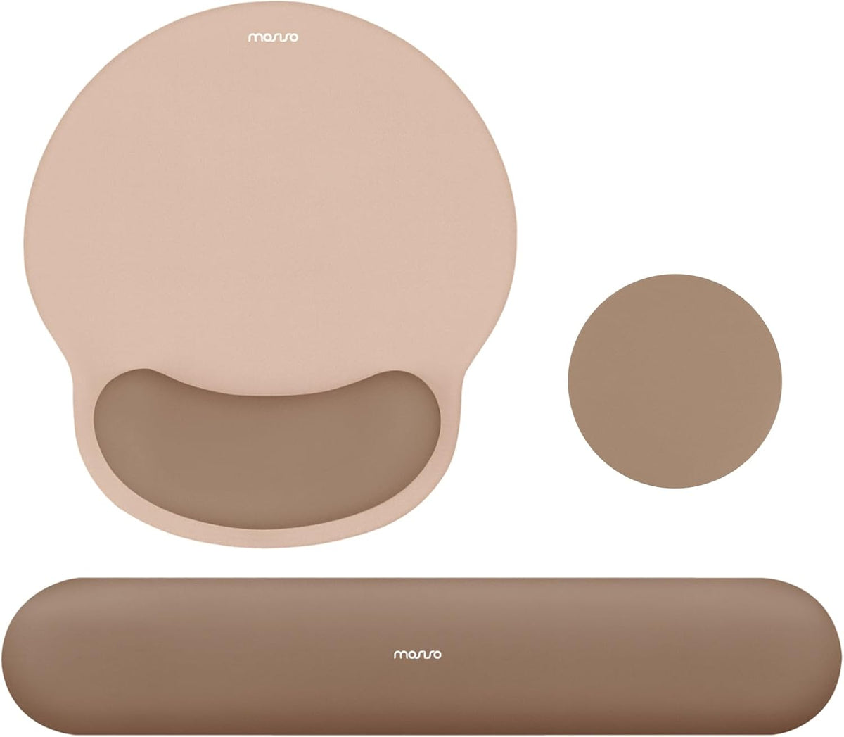 Wrist Rest Support for Mouse Pad&Keyboard Set, Antique Green
