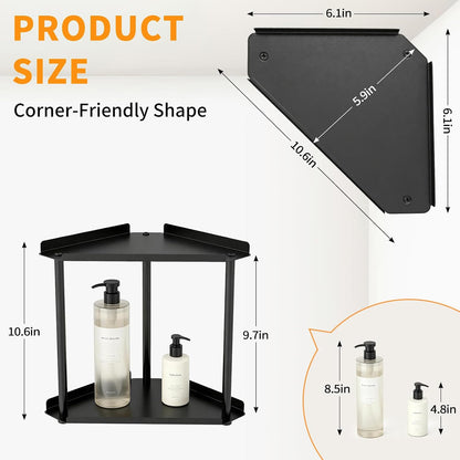 3 Tier Bathroom Counter Organizer, Vanity Organizer Corner Shelf