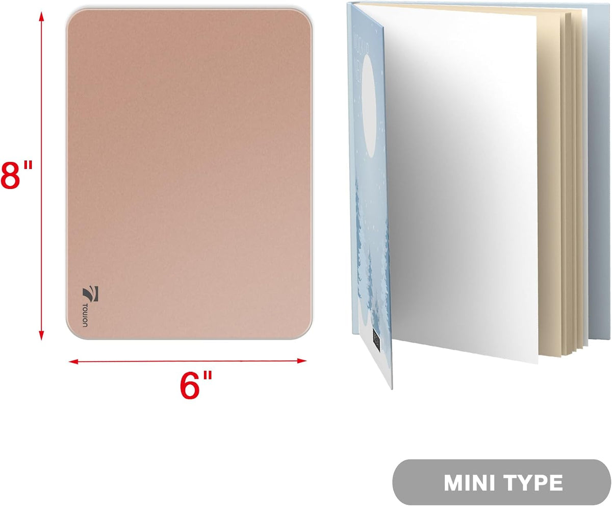 Small Glass Desktop Whiteboard Dry-Erase, Mini Pure Glass Whiteboard Stand
