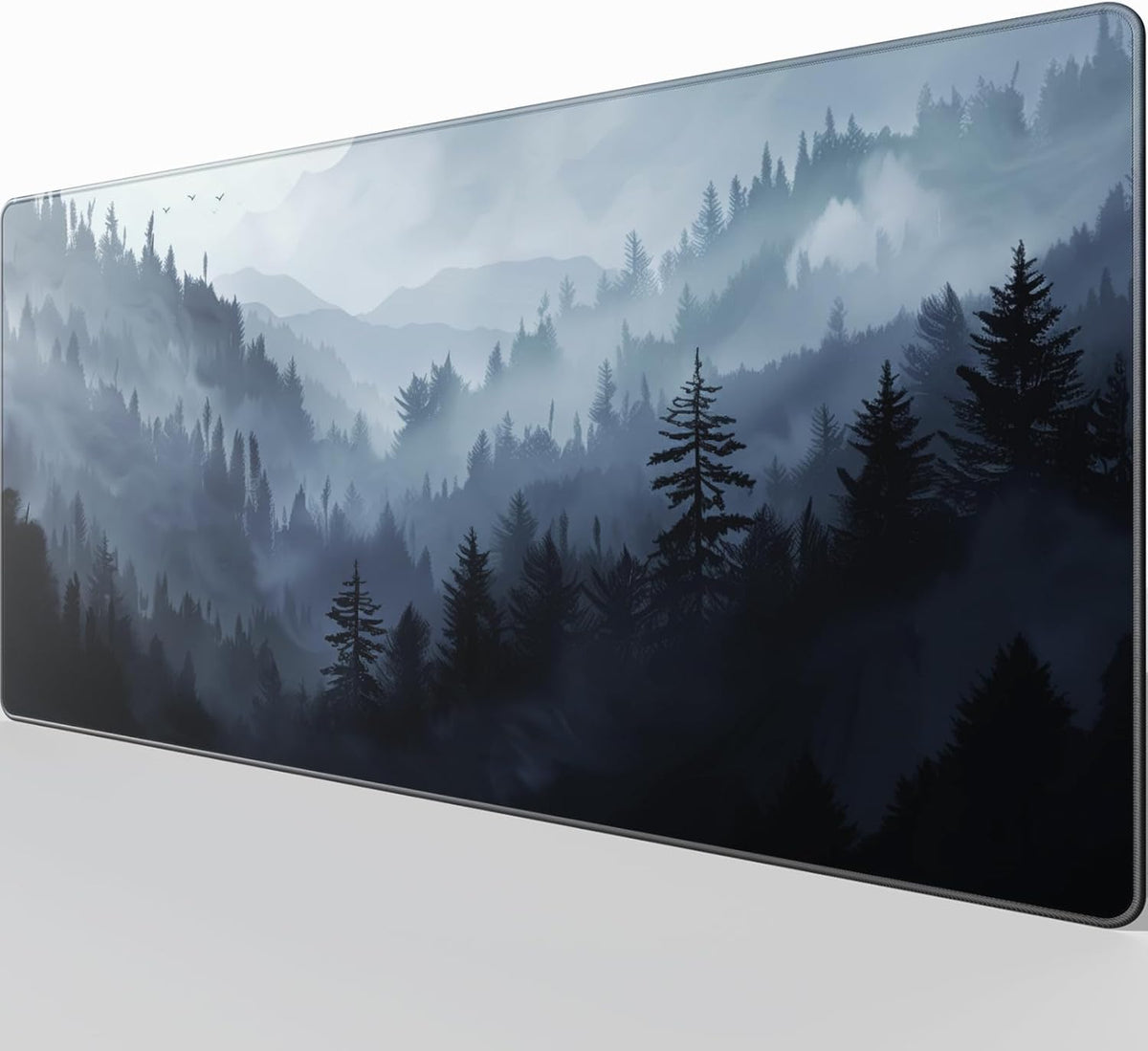 KTRIO Large Gaming Mouse Pad Desk Mat for Gamer, 31.5" x 11.8", Black, XL | Extended Size Design, Superior Micro-Weave Cloth, Non-Slip Rubber Base, Durable Stitched Edges, Water-Resistant Coating