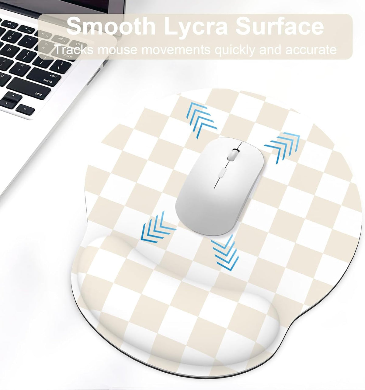 Ergonomic Mouse Pad with Wrist Rest and Keyboard Wrist Rest, Mousepad