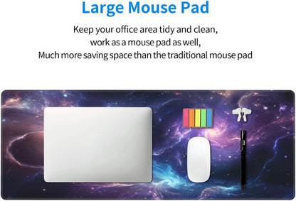 Japanese Mouse Pad, Large Japanese Desk Mat, XL Anime Gaming Keyboard Mat, Non-Slip Rubber Base, Big Extended Desk Protector for Home Office, 31.5”x11.8”