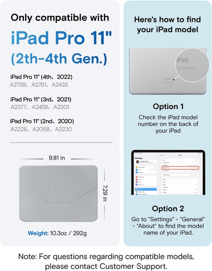 MOFT Dynamic Folio Tablet Stand for Desk Compatible with iPad mini A17 Pro 2024 & iPad mini 6th A15 2021, Slim Magnetic Tablet Holder Case with 20+ Viewing Angles, Beach White x Terracotta