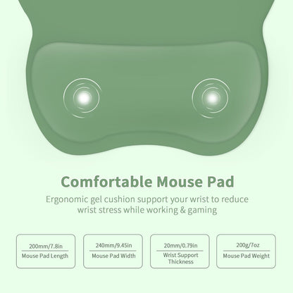 Ergonomic Mouse Pad with Wrist Rest, Memory Foam Support Mousepad