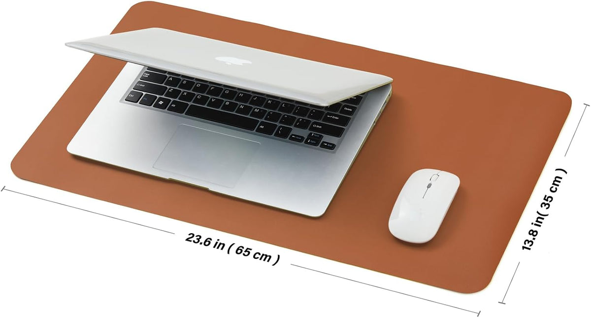 Large Cork Desk Mat - 47.2"x 17" Desk Pad for Office and Home - Ideal for Large Mouse Pad and Desk Mats on Top of Desks(Dark Green)