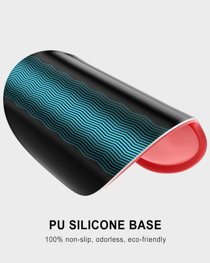 Ergonomic Mouse Pad with Wrist Rest, Comfortable Silicone Non-Slip Computer Pain Relief Gel Mouse Mat with Wrist Support for Gaming, Work, Office, Women & Men, Cute Pattern, Beige