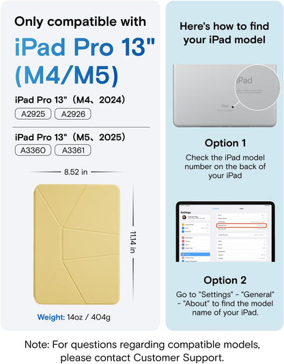 MOFT Dynamic Folio Tablet Stand for Desk Compatible with iPad mini A17 Pro 2024 & iPad mini 6th A15 2021, Slim Magnetic Tablet Holder Case with 20+ Viewing Angles, Beach White x Terracotta