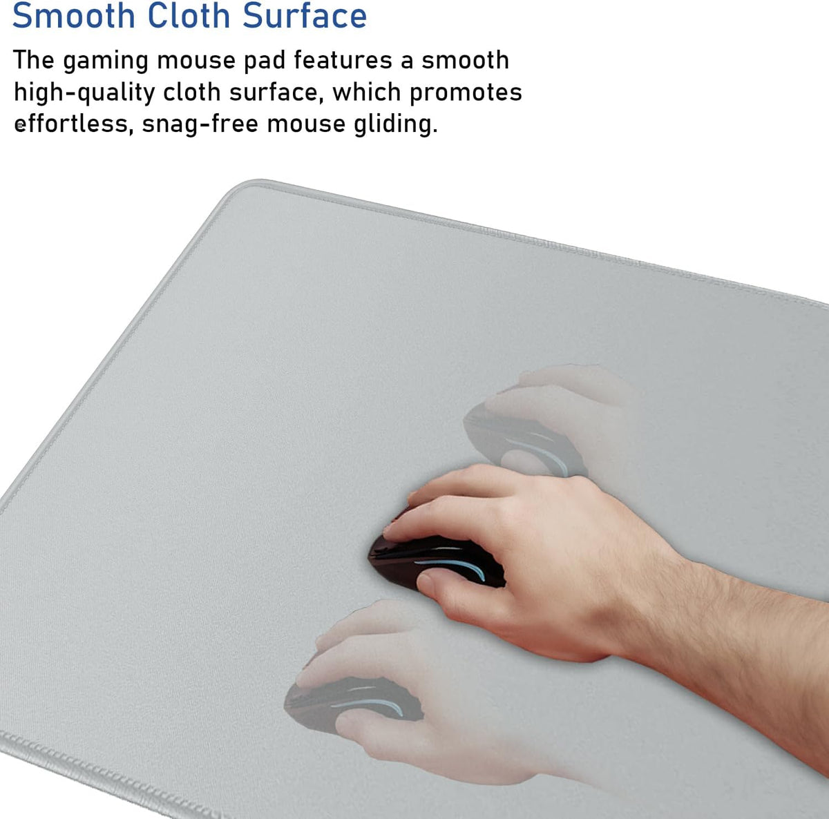 Large Extended Gaming Mouse Pad with Stitched Edges (31.5X15.7In) Mousepad