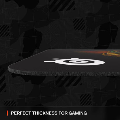 QcK Gaming Mouse Pad - XXL Cloth - Peak Tracking and Stability - Esports Mousepad - Never-Slip - Full Desk Coverage