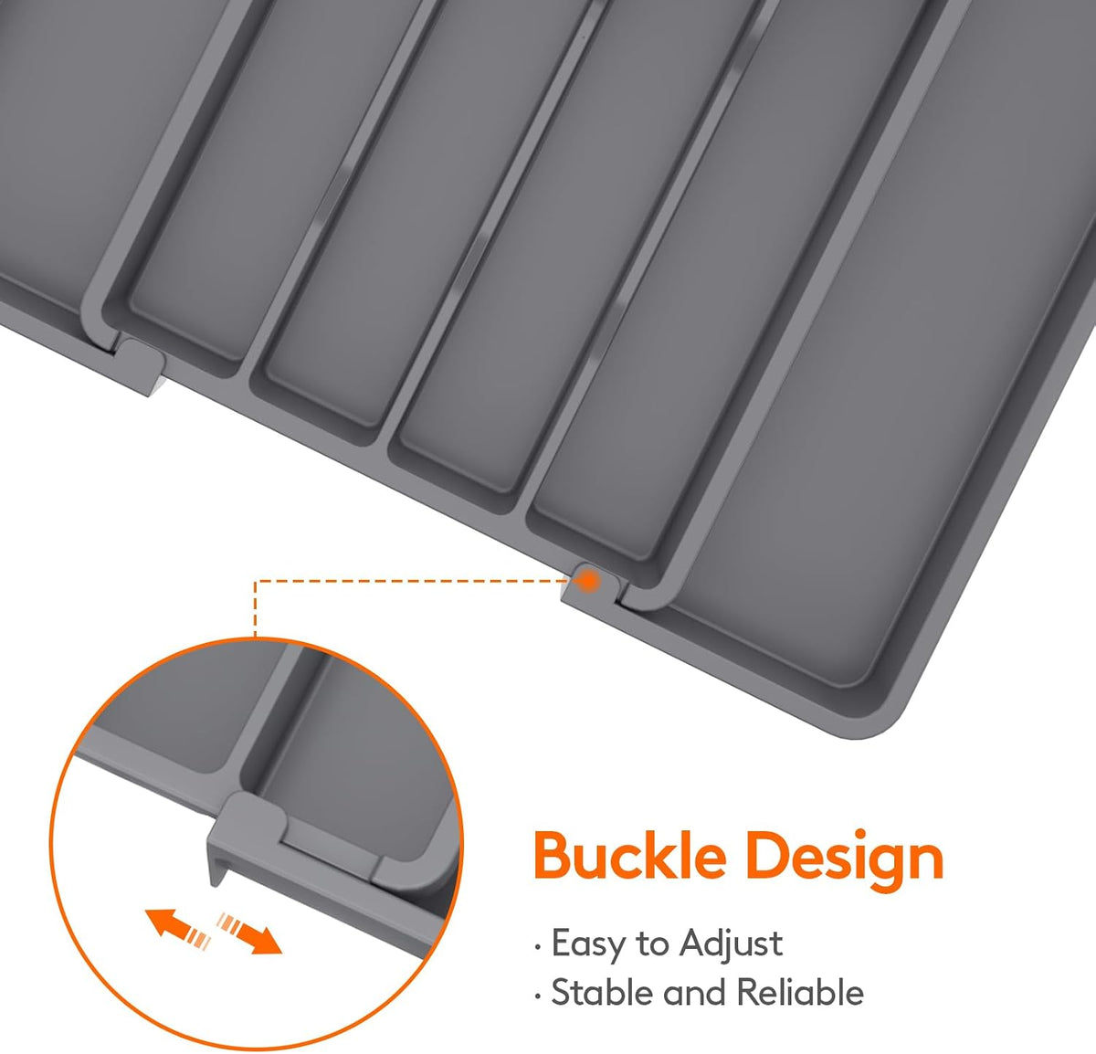 Expandable Silverware Drawer Organizer, Kitchen Utensil Tray