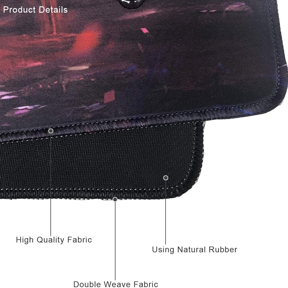 XXL Professional Large Mouse Pad & Computer Game Mouse Mat (35.4x15.7x0.1IN, Map) (90 * 40 Map)