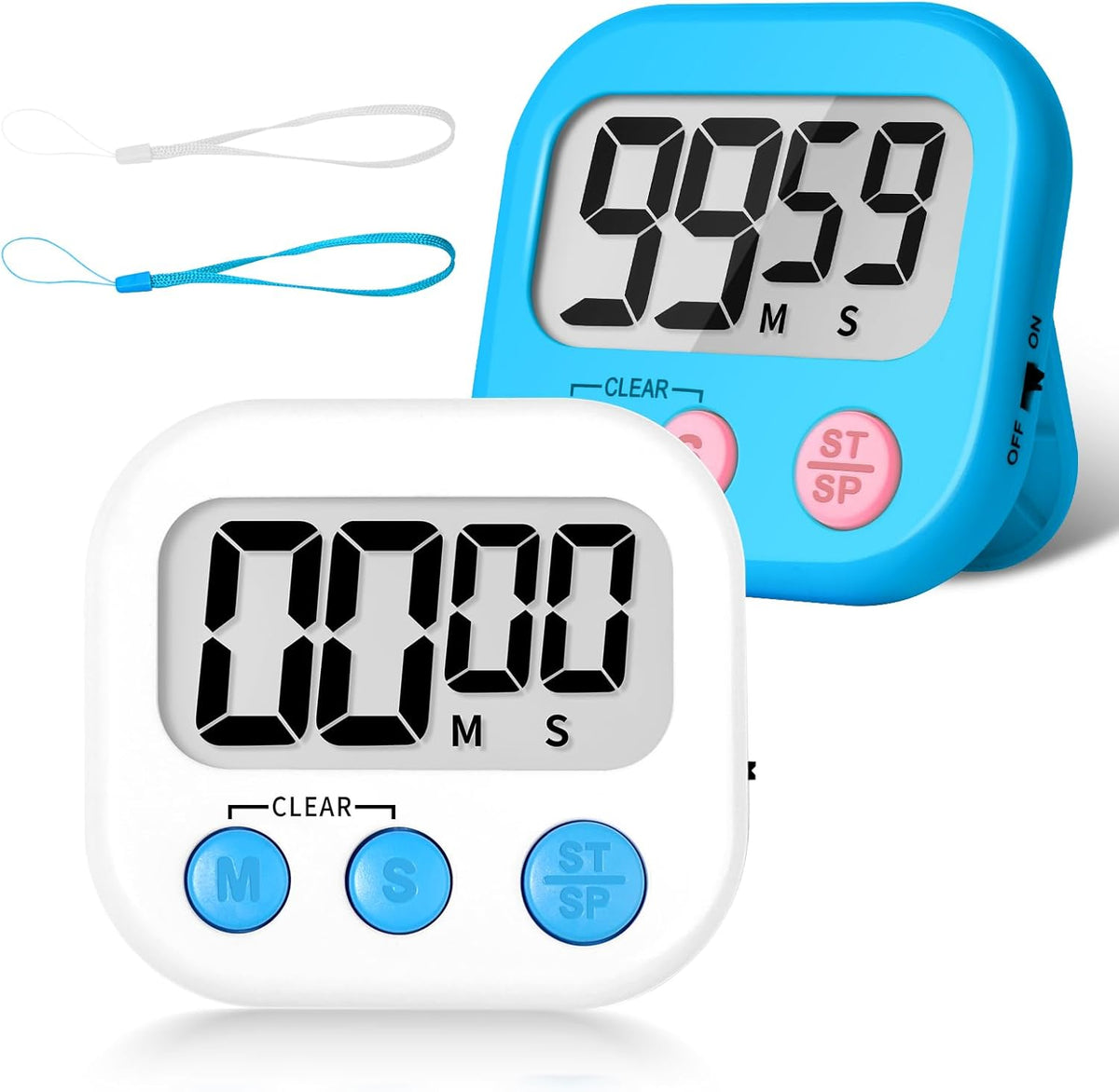 ZILLEEN Classroom Timer for Kids Teachers 2 Pack Digital Timers
