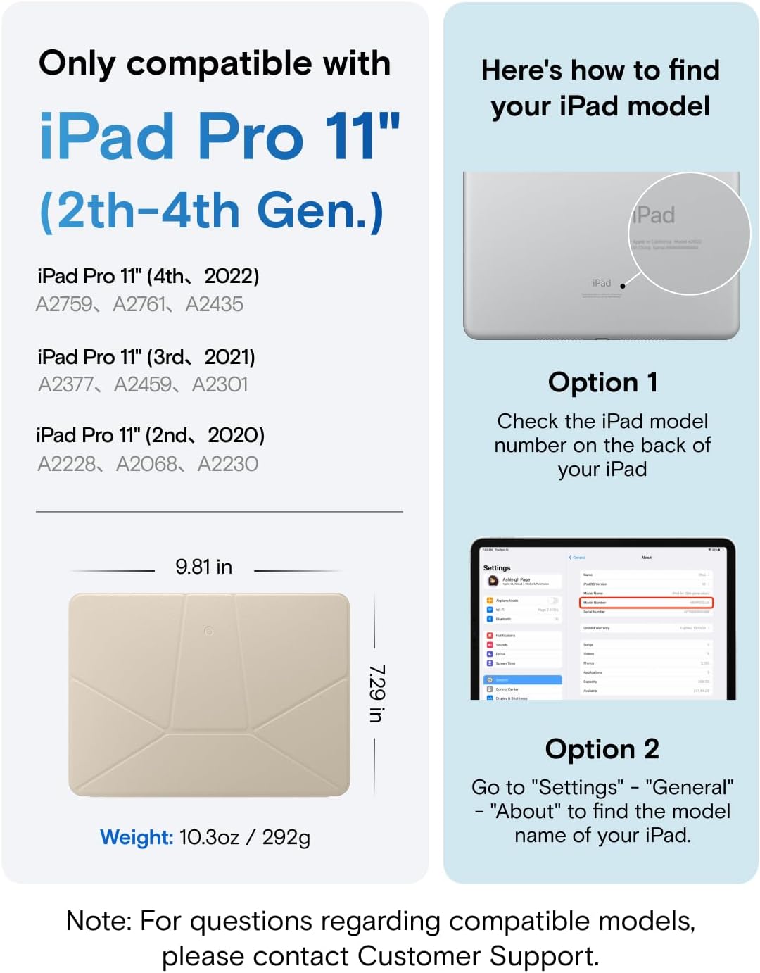 MOFT Dynamic Folio Tablet Stand for Desk Compatible with iPad mini A17 Pro 2024 & iPad mini 6th A15 2021, Slim Magnetic Tablet Holder Case with 20+ Viewing Angles, Beach White x Terracotta
