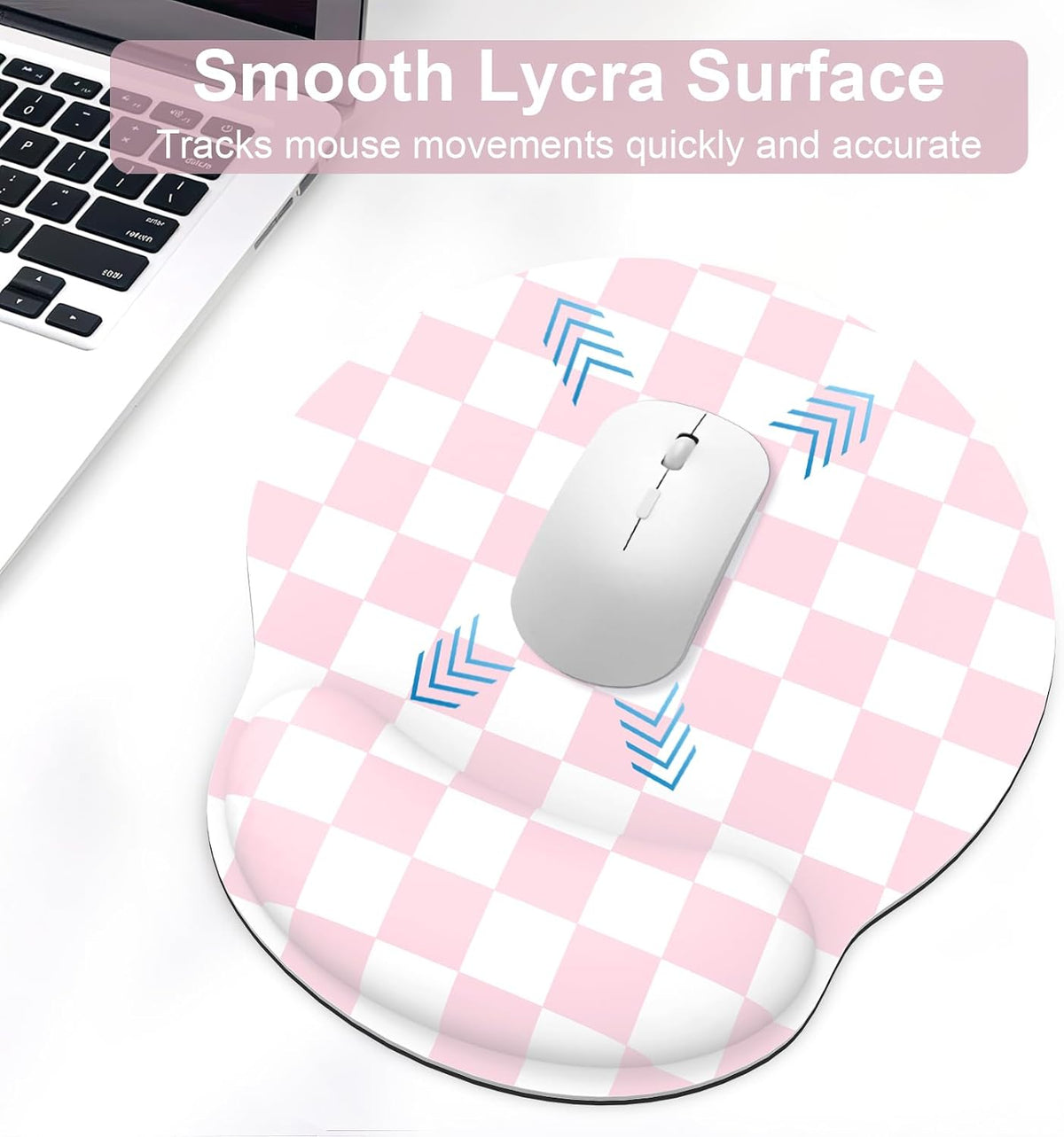 Ergonomic Mouse Pad with Wrist Rest and Keyboard Wrist Rest, Mousepad