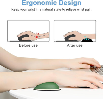 Dapesuom Enlarge Keyboard Wrist Rest, Cute Memory Foam Keyboard Wrist Cushion for Computer Desk Mats Support, Typing Pain Relief Ergonomic Mouse Pad Rests with Non-Slip Base for Gaming, Laptop, Purple