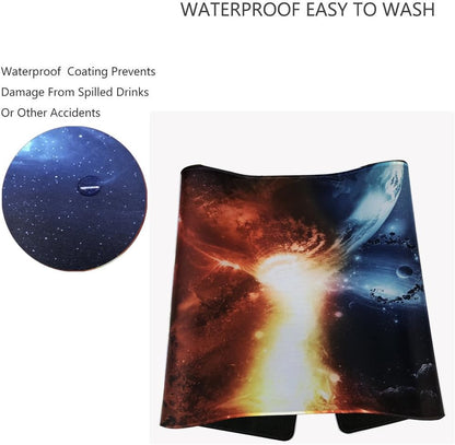 XXL Professional Large Mouse Pad & Computer Game Mouse Mat (35.4x15.7x0.1IN, Map) (90 * 40 Map)