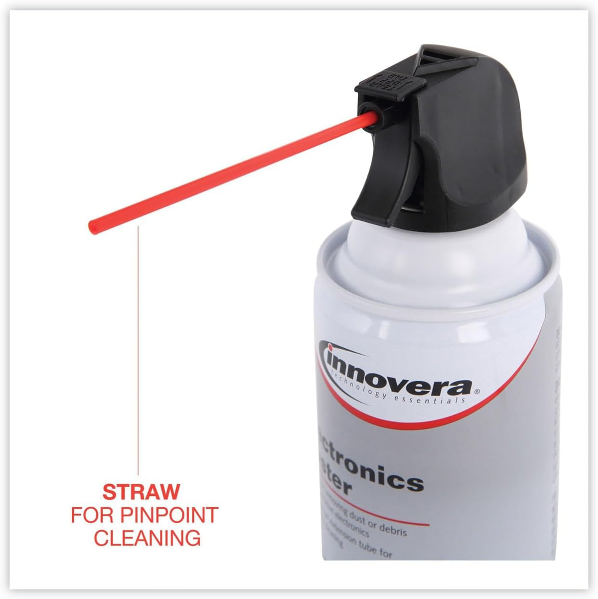 Innovera Compressed Air Duster Cleaner, 10 oz Can, 6/Pack