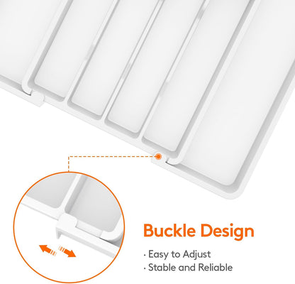 Expandable Silverware Drawer Organizer, Kitchen Utensil Tray