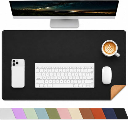 Large Desk Mat, 47" x 17", Black