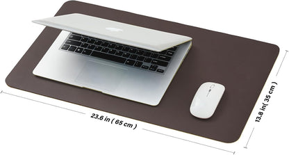 Large Cork Desk Mat - 47.2"x 17" Desk Pad for Office and Home - Ideal for Large Mouse Pad and Desk Mats on Top of Desks(Dark Green)