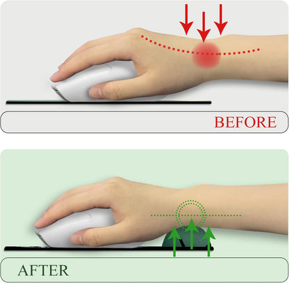 Funny Ergonomic Mouse Pad with Wrist Rest, Cat Desk Decor Gifts - Colors A