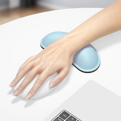 Dapesuom Enlarge Keyboard Wrist Rest, Cute Memory Foam Keyboard Wrist Cushion for Computer Desk Mats Support, Typing Pain Relief Ergonomic Mouse Pad Rests with Non-Slip Base for Gaming, Laptop, Purple