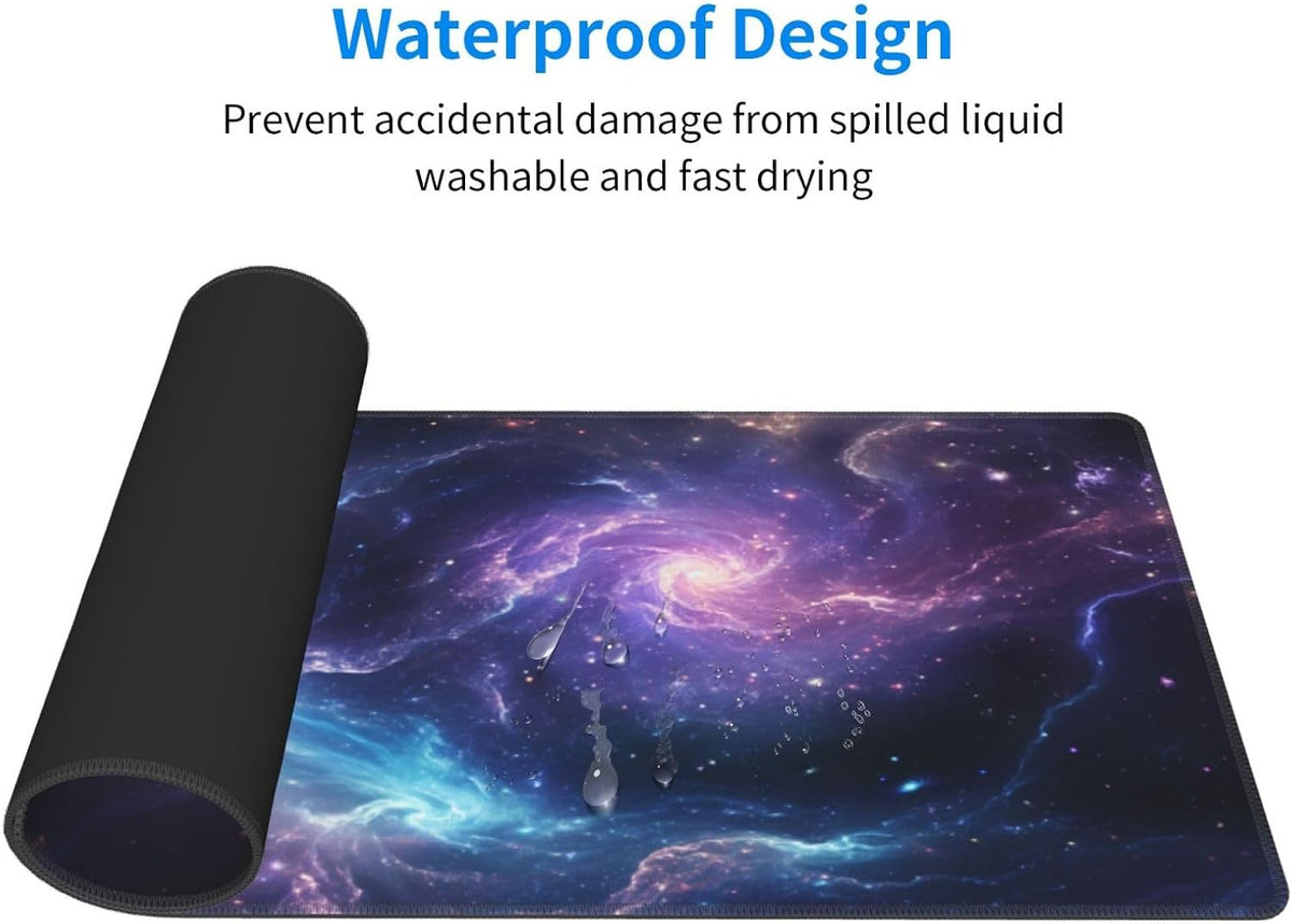 Japanese Mouse Pad, Large Japanese Desk Mat, XL Anime Gaming Keyboard Mat, Non-Slip Rubber Base, Big Extended Desk Protector for Home Office, 31.5”x11.8”