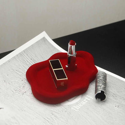 Jewelry Dish Trinket Tray for Women, Ring Dish Holder, Unique Cloud Shape Ceramic Plate Cute Things Vanity Aesthetic Room Decor Mother's Day Birthday (White)