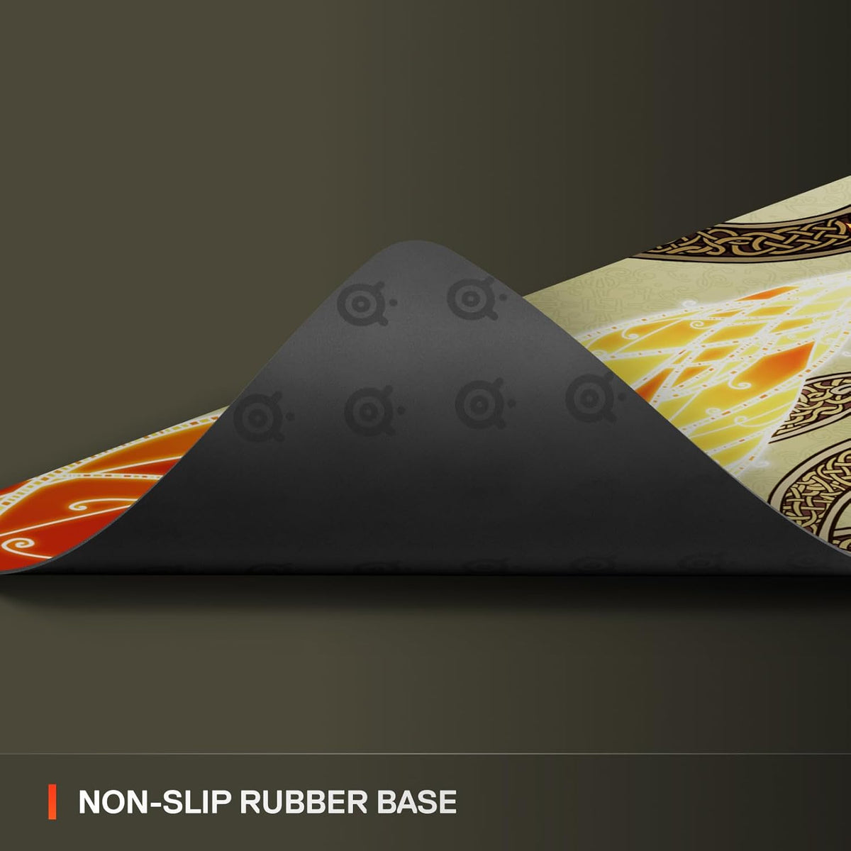 QcK Gaming Mouse Pad - XXL Cloth - Peak Tracking and Stability - Esports Mousepad - Never-Slip - Full Desk Coverage