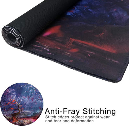 XXL Professional Large Mouse Pad & Computer Game Mouse Mat (35.4x15.7x0.1IN, Map) (90 * 40 Map)