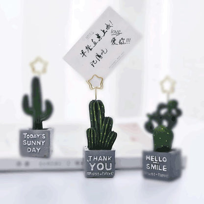 6 pcs Cute Flower Table Card Memo Holder Stand, Table Photo Display Clip Stand for Monmory Photo Picture Memo Cards Paper Note Postcards Wedding Number Card Display